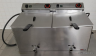 GASTRO PROFI fritéza dvojitá elektrická  (GASTRO PROFI double electric fryer) 420x700x370mm